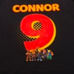 Custom Birthday Family Matching Shirts, Family Personalized Shirts, Robux Characters T-Shirts, Video Games t-Shirt, Blocks Shirt, Camiseta personalizada de Video Juegos White photo review
