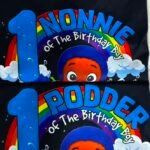 Custom Magical Fish & Bubbles T-Shirts – Matching Family Outfits for Boys & Girls – Black or White – Aquatic Adventure Party Theme photo review