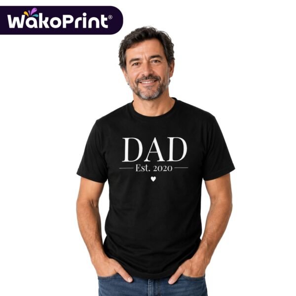 Personalized Dad T-Shirt, “Real Heroes Don’t Wear Capes, They are Called Dad” Shirt – Custom Dad Text Front & Back, Birthday for Dad